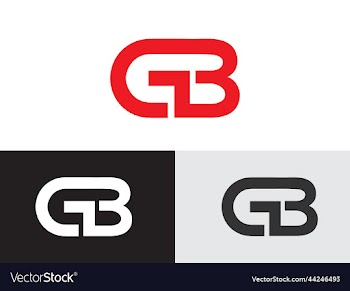 gb letter logo design gb letter lettering logo