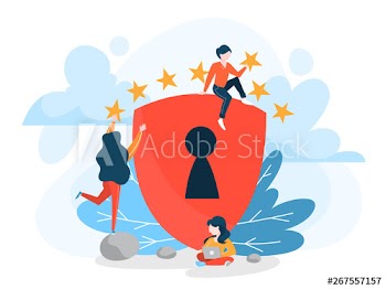GDPR or general data protection regulation concept