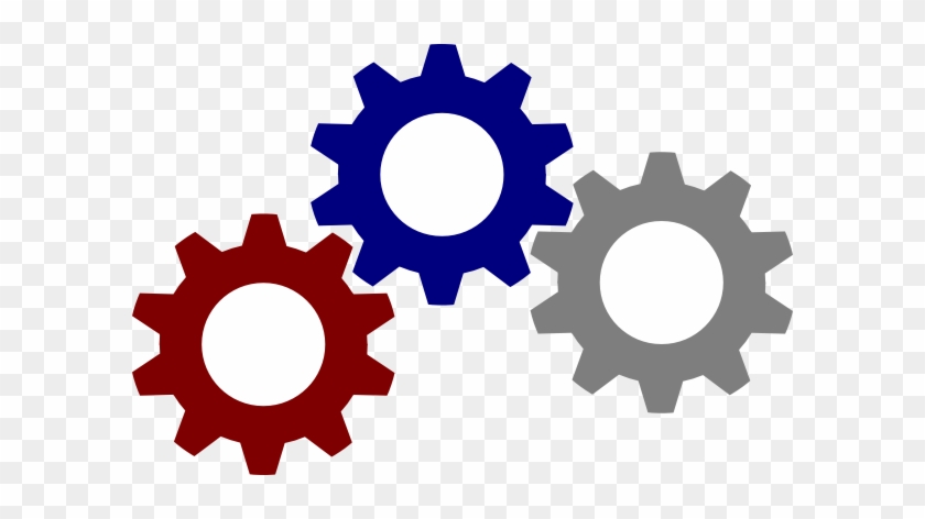 Gear Clip Art - Colored Gears Clipart