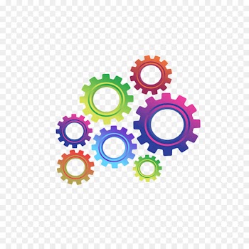Gear Color Clip art - Color gears 