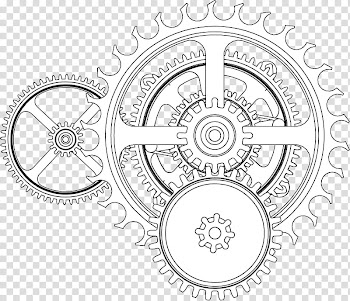 Gear Heart Tattoo WiP, gear illustration transparent background PNG clipart