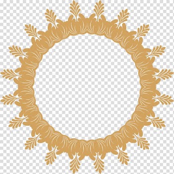 Gear Illustration, Coffee with frame transparent background PNG clipart