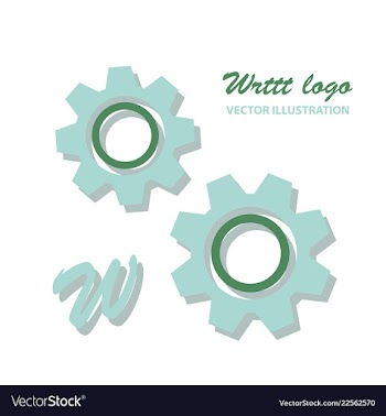 Gear logo template icon vector image