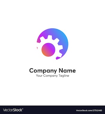 Gear logo vector image