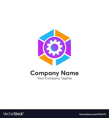 Gear logo vector image