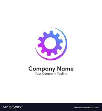 Gear logo vector image