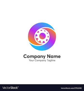 Gear logo vector image