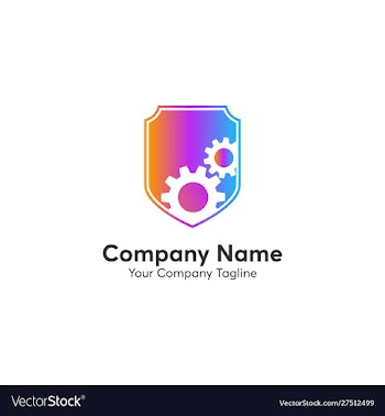 Gear logo vector image