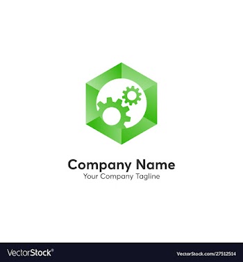 Gear logo vector image