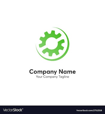 Gear logo vector image