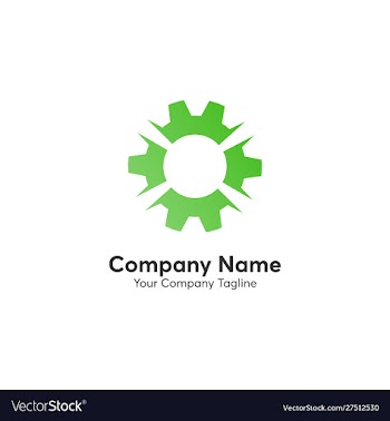 Gear logo vector image