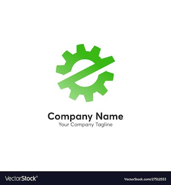 Gear logo vector image