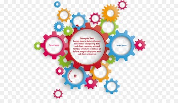 Gear Royalty-free Stock illustration Stock photography - Colorful abstract geometric mechanical thread 
