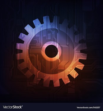 Gear vector image