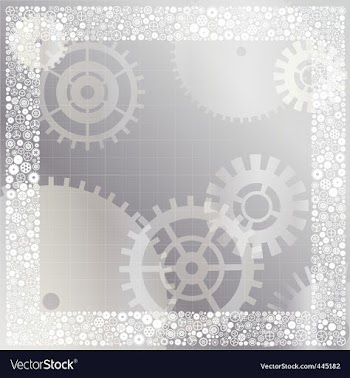 Gears background vector image