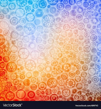 Gears background vector image