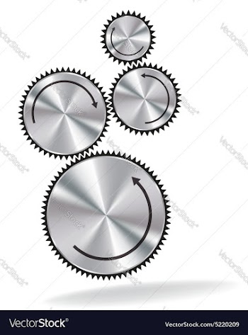  					Gears vector image														