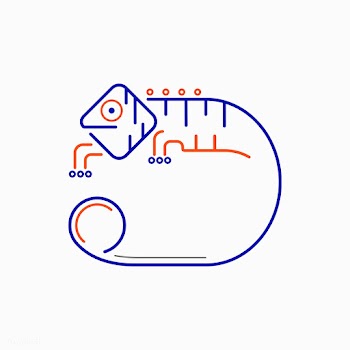 Gecko animal badge | Free stock vector - 1205081