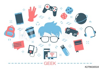 Geek concept