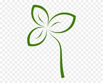Geen Leaf Outline Clipart - Green Leaf Outline Png