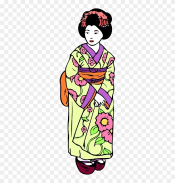 Geisha Cliparts - Japanese People Clip Art