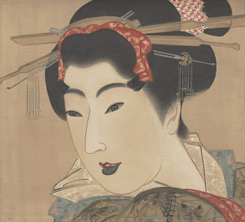 Geisha (right of a triptych | Free Photo - rawpixel
