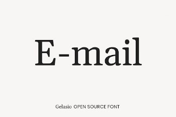 Gelasio open source font by Eben | Free Font Add-on - rawpixel