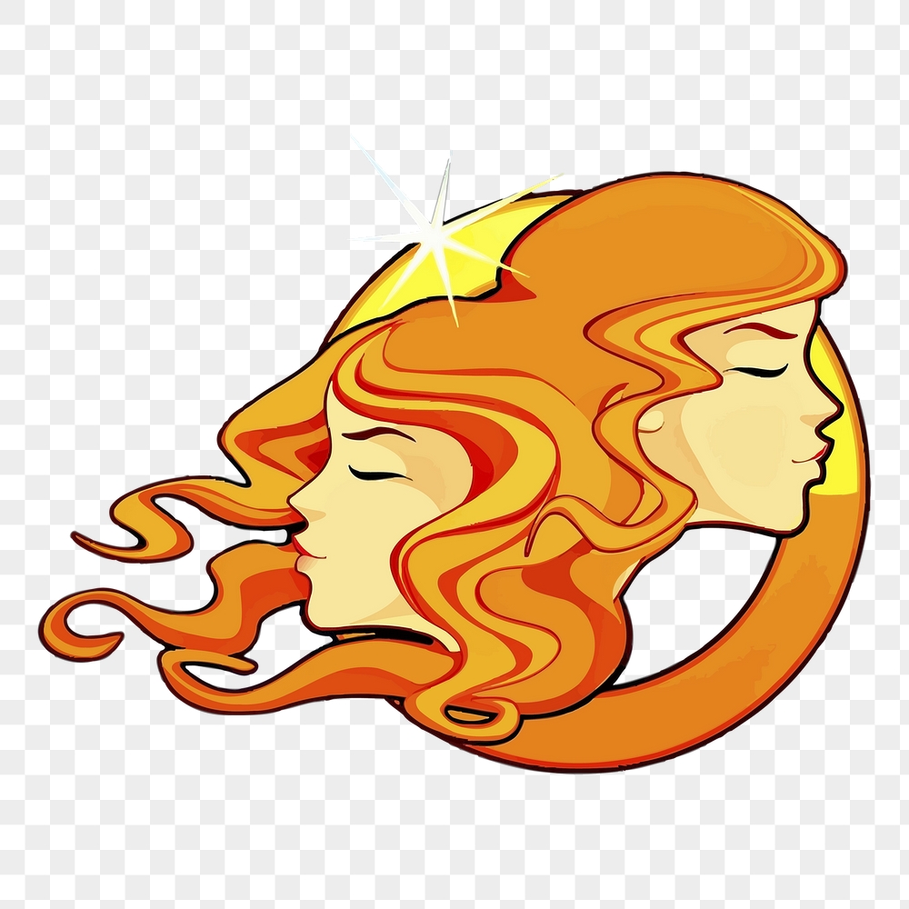 Gemini symbol png sticker, astrology | Free PNG - rawpixel