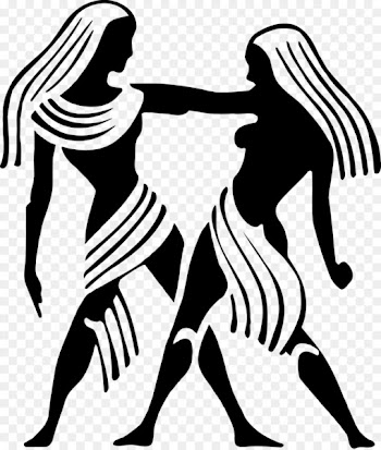 Gemini Twin Astrological sign Zodiac Astrology - Gemini PNG Picture 