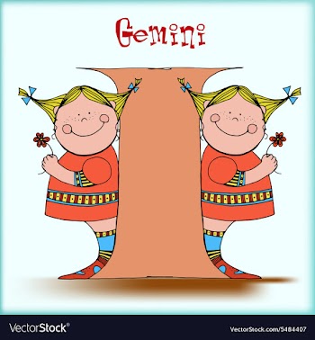 Gemini vector image
