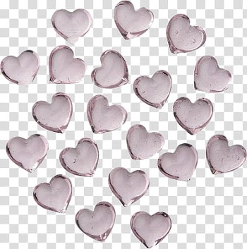 Gems Overlays, gray heart transparent background PNG clipart