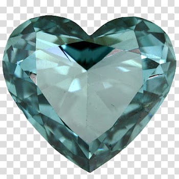 Gemstones, blue heart gemstone transparent background PNG clipart