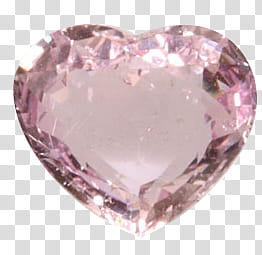 Gemstones, clear heart gemstone transparent background PNG clipart