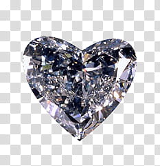 Gemstones, heart-shaped clear gemstone transparent background PNG clipart