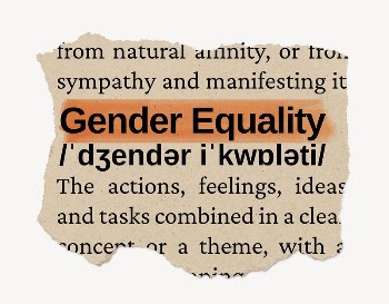 Gender equality ripped dictionary, editable | Free PSD - rawpixel