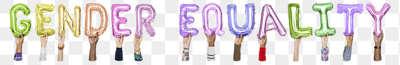 Gender equality word png, hands | Free PNG - rawpixel