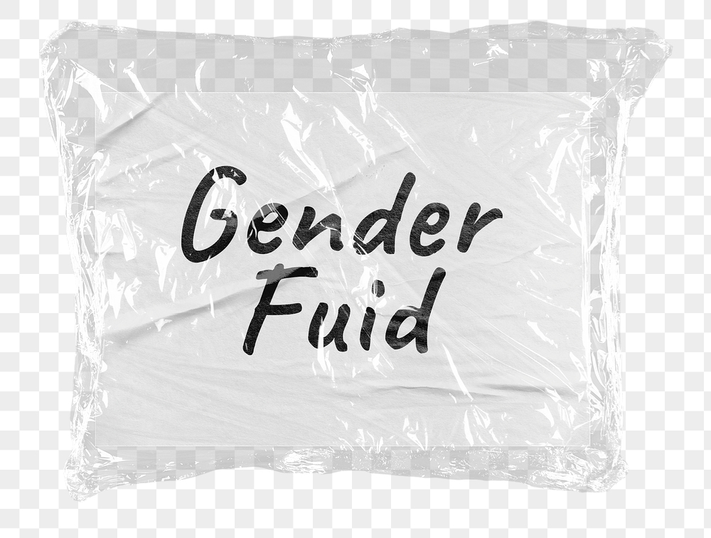 Gender fluid png word sticker, | Free PNG - rawpixel