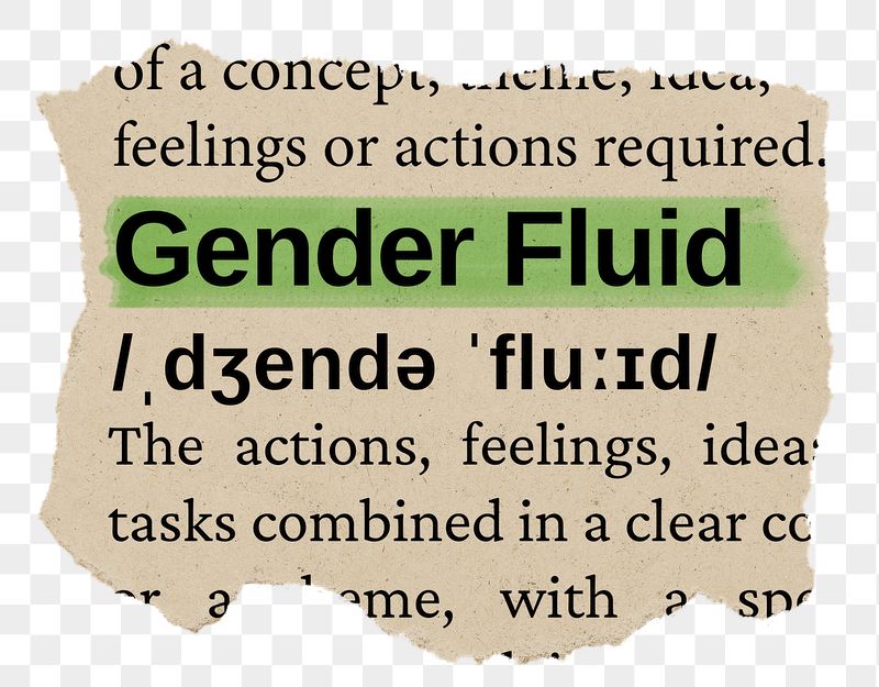 Gender fluid png word sticker, | Free PNG - rawpixel
