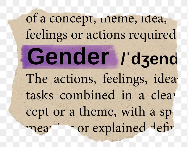 Gender png word sticker, torn | Free PNG - rawpixel