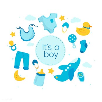 Gender reveal of a boy | Free stock vector - 544566