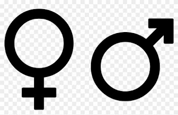 Gender Symbols Side By Side Solid - Male And Female Symbols