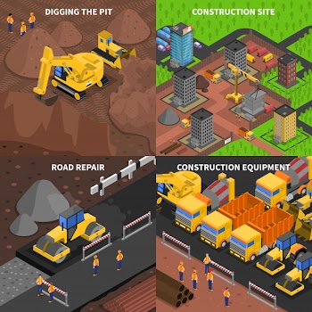 General construction concept isometry