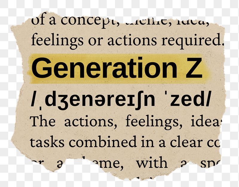 Generation Z png word sticker, | Free PNG - rawpixel