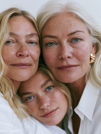 Generational Beauty: Mother and Daughter Portrait