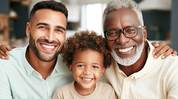 Generational Smiles: A Warm Family Portrait