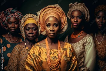 Generative AI. A bride and her friends