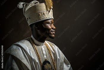 Generative AI. A hausa man sitting in a dark room