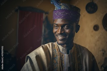 Generative AI. Hausa man in nigeria starring