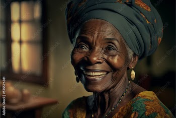 Generative AI. portrait of a elder