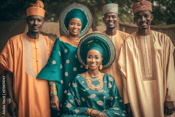 Generative AI. young hausa family